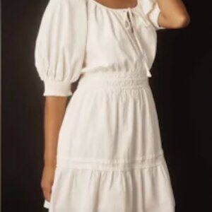 NWT Anthropologie Somerset Puff-Sleeve Mini